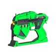 8.png Snub Pistol - Gears of War - Printable 3d model - STL + CAD bundle - Commercial Use