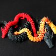 image1.jpg articulated and modular scaly dragon / without stand / STL