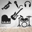 musical-wall-decoration-set-x6.png Musical collection for wall decorations Set X6 by: HomeDetail