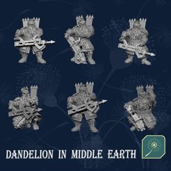 DANDELION IN MIDDLE EARTH DWARF OF METAL MOUNTAIN (CROSSBOW)