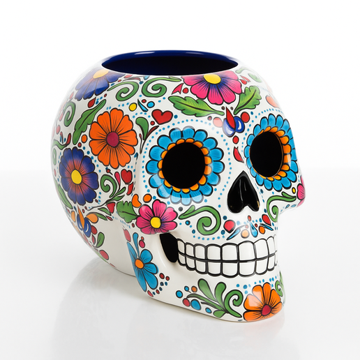 Halloween Mexican Skull - 3D model önizlemesi