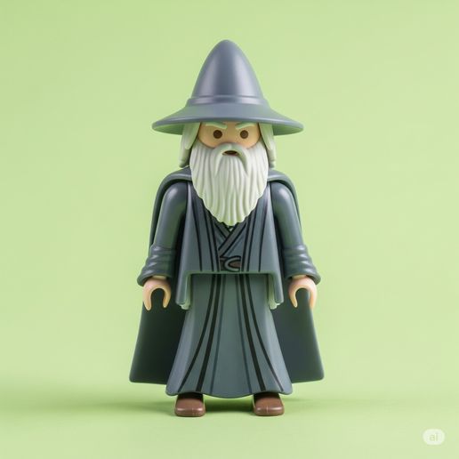 Figurine Playmobil Personnalisée Saruman (Le Seigneur Des Anneaux) REF-0011