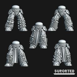 Mix.jpg Файл 3D Ноги экстерминатора BT в натуральную величину・3D-печатная модель для загрузки