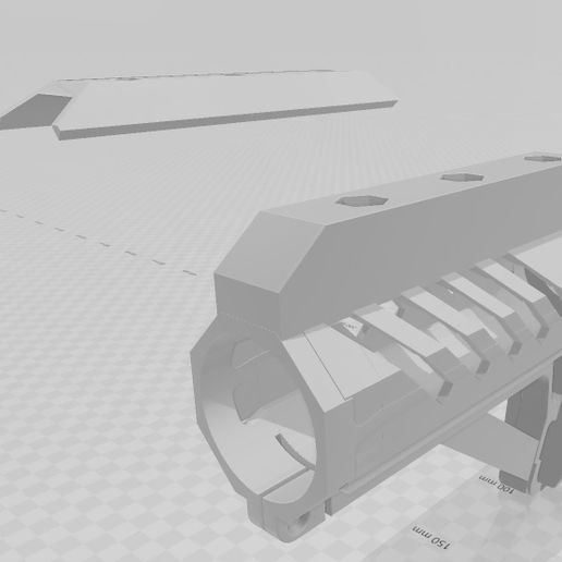 STL file Stock Tank for 50mm airtanks Paintball・3D print model to