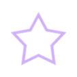 Estrella 6cm.stl Star cutter set
