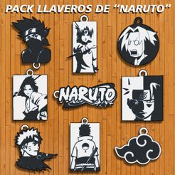 Naruto.jpg Archivo STL PACK 9 LLAVEROS DE " NARUTO " / KEY CHAIN・Plan de impresora 3D para descargar, RODE-ARTE