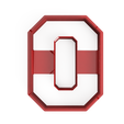 Varsity-O-2.png Varsity Style Letter O Cookie Cutter