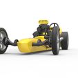5.jpg Diecast Front engine old school dragster with shell Version 3 Scale 1:25