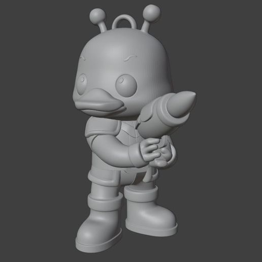 🦆 Duck Alien・ STL File for 3D printing・Cults