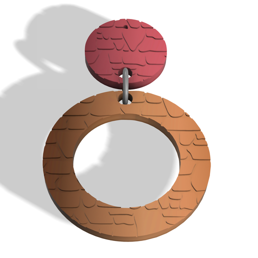 READY-TO-PRINT HOOP EARRINGS 3D model