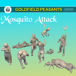 Mosquito.png Файл STL Москитная атака (Голдфилдские крестьяне)・Идея 3D-печати для скачивания