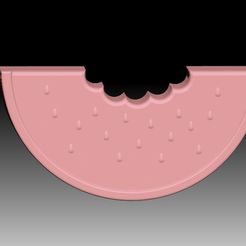 Watermelon.jpg STL file WATERMELON SOLID SHAMPOO AND MOLD FOR SOAP PUMP・Model to download and 3D print