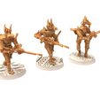 untitled.5280.jpg Cinan - Anubis - Peret - Mekhir : Line, Battle Drone, space robot guardians of the Necropolis, modular posable miniatures