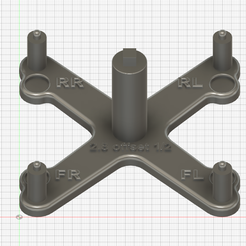 Wheel-stacker-Slash-design.png Wheel stacker Traxxas Slash or 12mm HEX offset 1/2