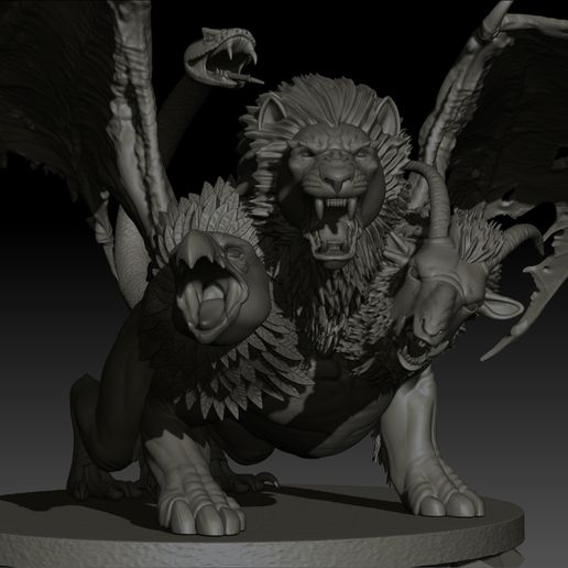 desktop-6.jpg Quimera High Poly para impresión 3D