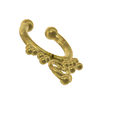 septum_fem_jewel_47-v4-04.png fake nose hook FAKE NIPPLE Clamps Pendant PIERCING  Female Septum Barbaella male Non-Piercing Body Jewellery Bondage Weight femJ-47 3d print cnc