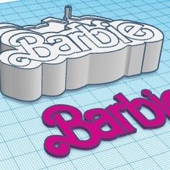 imagen.jpg STL file barbie lamp・3D printer model to download