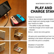 Nintendo Switch2.png Free STL file Nintendo Switch Stand・3D print object to download