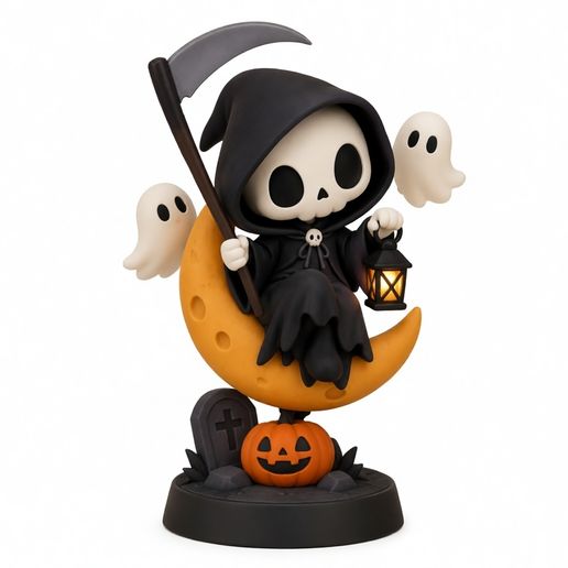Halloween Art Toy Figure – Decorative Collectible Fantasy Creature