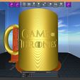 2.2.jpg Free STL file Game Of Thrones Arryn Coffee Mug・3D printer model to download