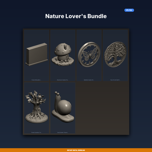 Nature Lover's Bundle - 6-Model STL Bundle