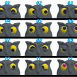 eyes.png Just eyes for Owl - wall key holder