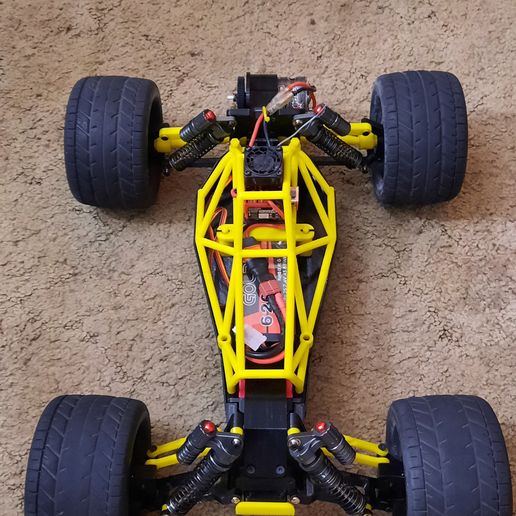 3D print 1/10 Scale RC Buggy (Chassis) • made with Voxelab Aquila・Cults