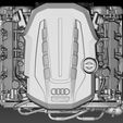 05.jpg Audi S8 V8 Engine for 3D Printing 24th and 18th scale single piece