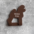 11-Bichon-Frise-hook-with-keyring-with-name.png Bichon Frise Dog Lead Hook STL File