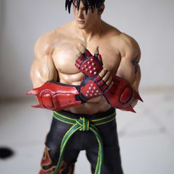 IMG_0956.jpg Archivo 3D La estatua de arte fanático de Tekken Jin Kazama・Objeto imprimible en 3D para descargar