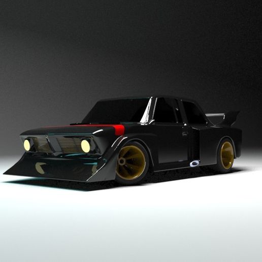 Bmw classic race car 3D model