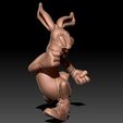 bugs-bunny-keychain-3d-model-obj-stl-ztl-3.jpg Bugs Bunny Keychain