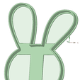 Conejo.png Rabbit cookie cutter