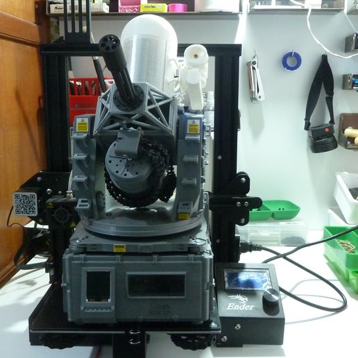 PHALANX CIWS ROBOT 3D model