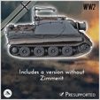 7.jpg Sturmtiger 380mm RW61 auf Sturmmörser Tiger assault tank - Germany Eastern Western Front Normandy Stalingrad Berlin Bulge WWII