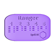 Ranger_Spell_Tracker.stl D&D 5th Spell Tracker