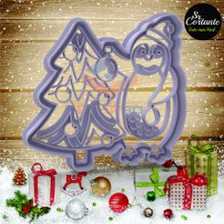 1795.jpg STL file CHRISTMAS CUTTERS - CUTTER OF COOKIES MERRY CHRISTMAS・3D printable design to download, SrCortante