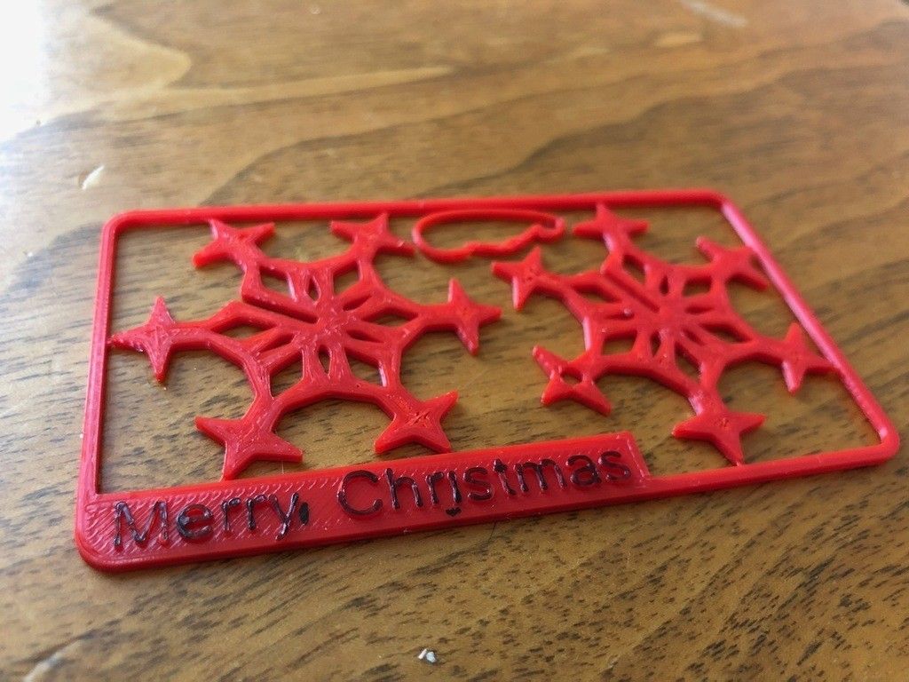 1227f87ff2fbff24de24270e4909527f_display_large.jpg Free STL file Snowflake kit card with hole and hook・3D print design to download, ScooterPDX
