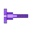 TORNILLO M6 CON CABEZA MOLETEADA - DIN 464.STL SCREW M6 WITH KNURLED HEAD - DIN 464