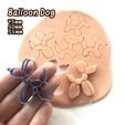 IMG_4777.jpg Balloon Dog polymer clay, cookie cutters - Polymer clay tools - 3d printed polymer clay cutters