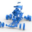 67.jpg Diecast Front engine old school 6 wheeled dragster Version 2 Scale 1:25