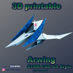 Cover-Cults.jpg Fichier 3D STAR FOX 64 Arwing (Lylat Wars)・Objet pour imprimante 3D à télécharger, Nerd_Maker_Engineer