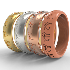 untitled.1696.png STL file Eye of Horus Ring – OLD Egyptian Jewelry・Model to download and 3D print