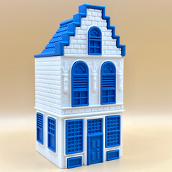 Delft-Blue-House-no-15-Miniature-Decorative-Frontview2.png Delfter Blaues Haus Nr. 15