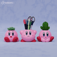 kirby01.png Держатель для ручки Kirby Planters Cute Decor Geek Game