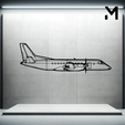 777f.png Wall Silhouette: Airplane Set