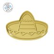 Mexico_Theme_05.jpg Sombrero - Mexican Culture (no 5) - Cookie Cutter - Fondant - Polymer Clay