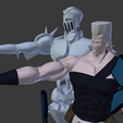 Pol-e-Silver210016.png Modelo de impresión en 3D de Polnareff y Silver Chariot