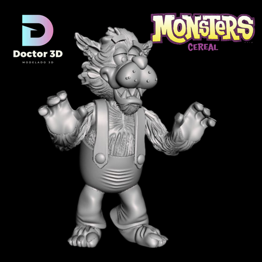 frute brute -cereal monster -articulated figure - 3D model önizlemesi