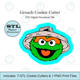 Etsy-Listing-Template-STL.png Grouch Cookie Cutter | STL File